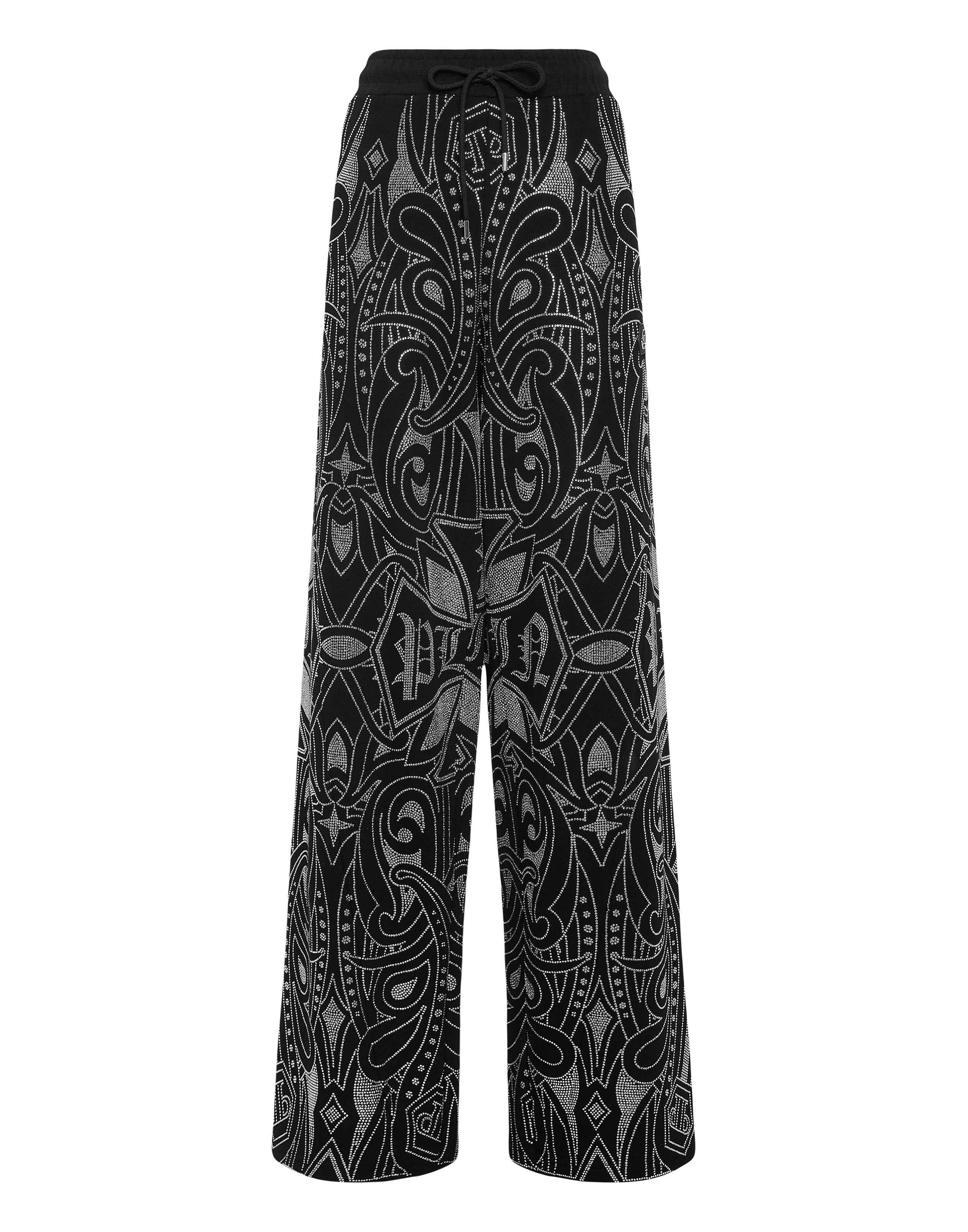 Skatevänliga joggingsbyxor Gothic Plein Strass