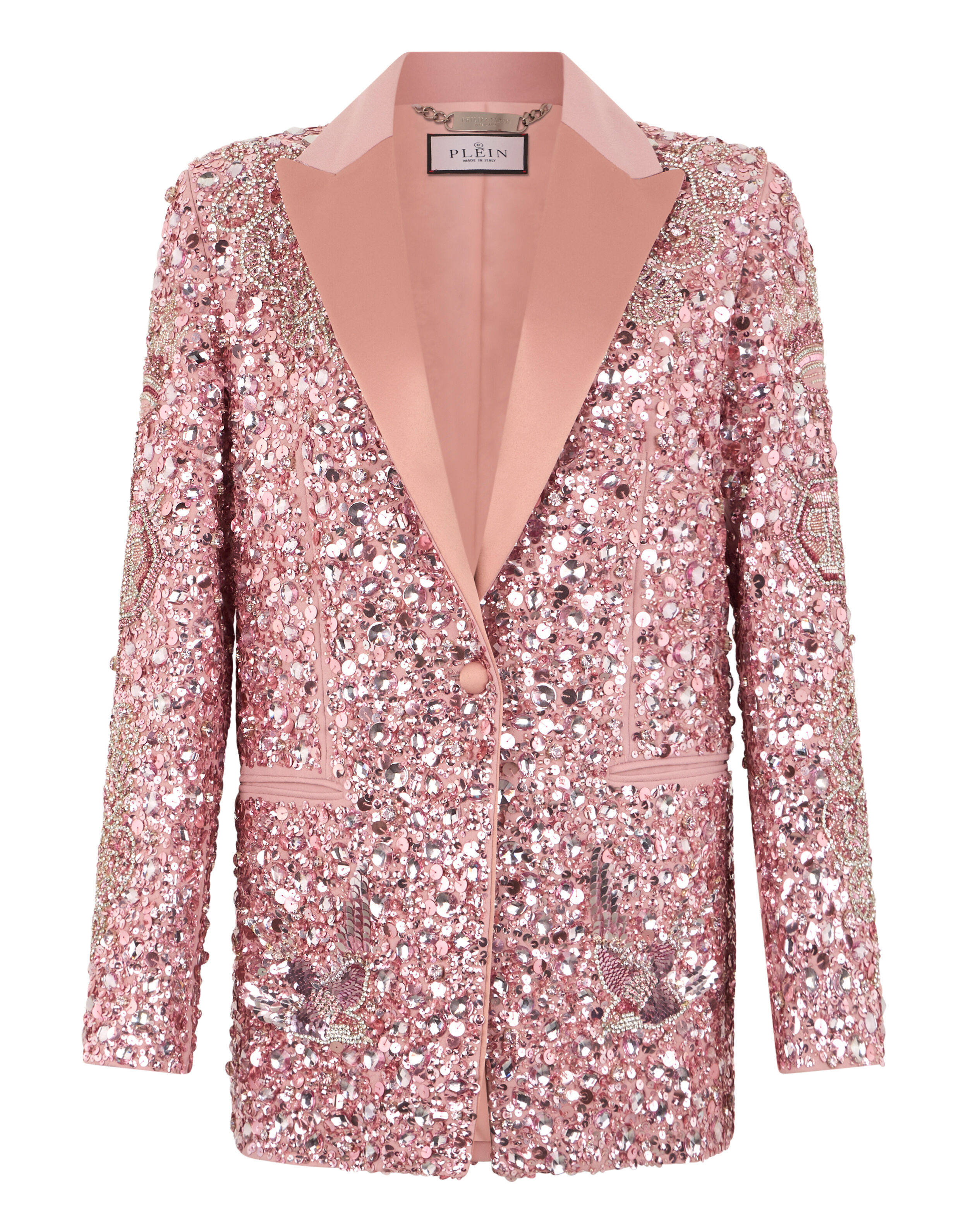 Boyfriends Fit Blazer Butterfly Tattoo Pailletter