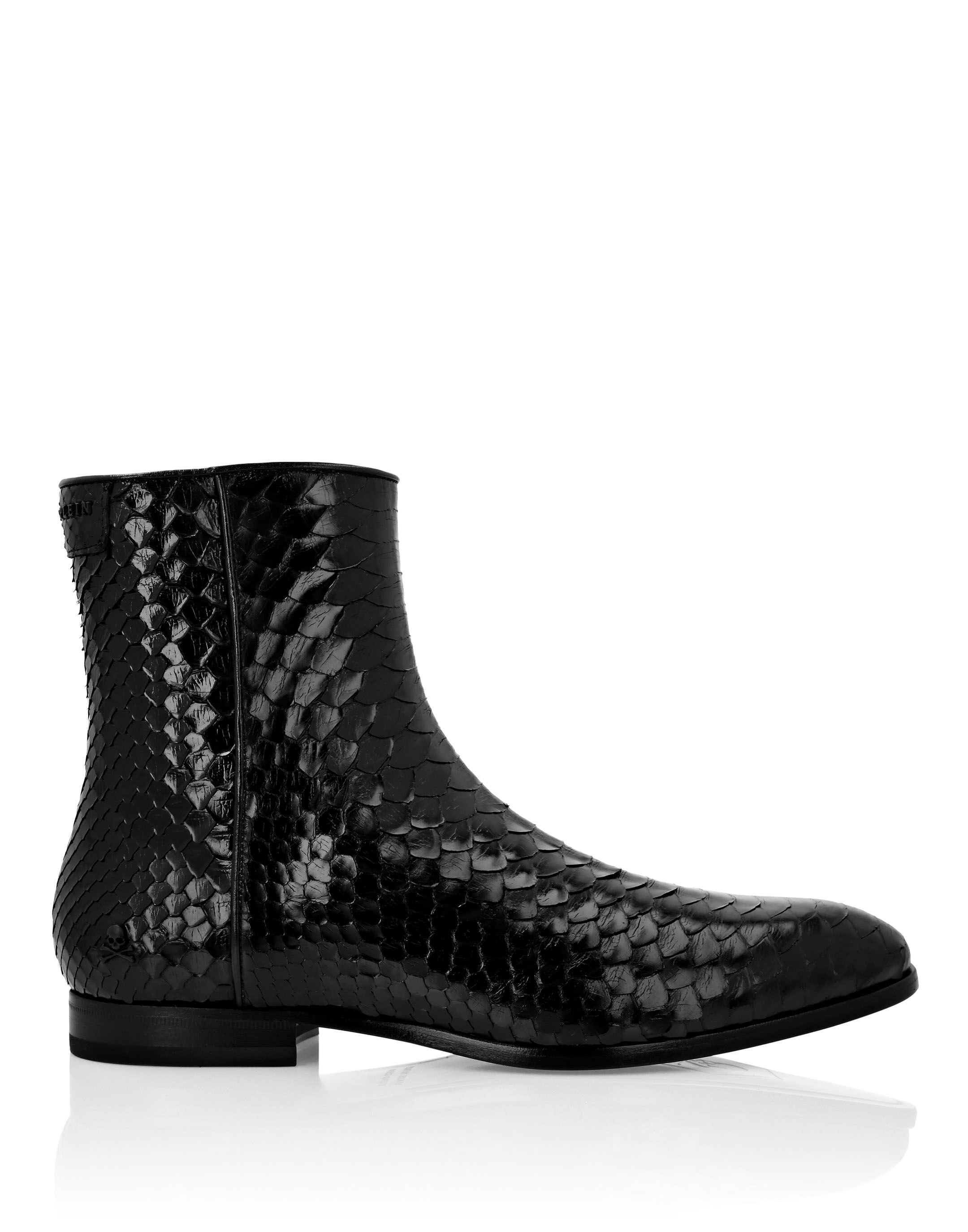 Python Print Boots Lo-Heels Mid